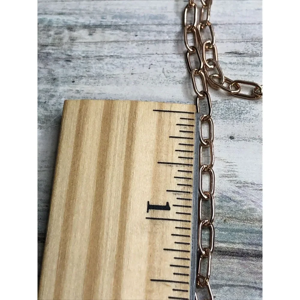 Rose Gold Plated Paper clip 34
